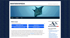 Desktop Screenshot of mantarayapedia.com